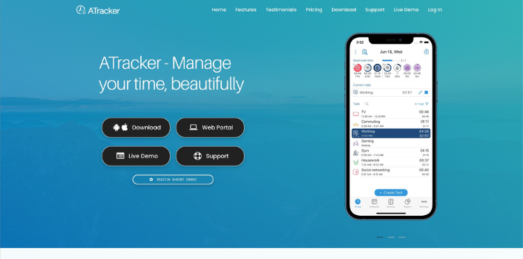 ATracker - Best Goal-Setting Apps of 2023