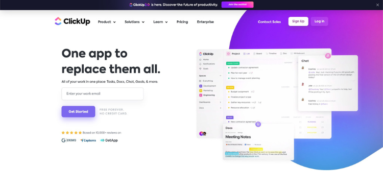 ClickUp - Best Goal-Setting Apps of 2023
