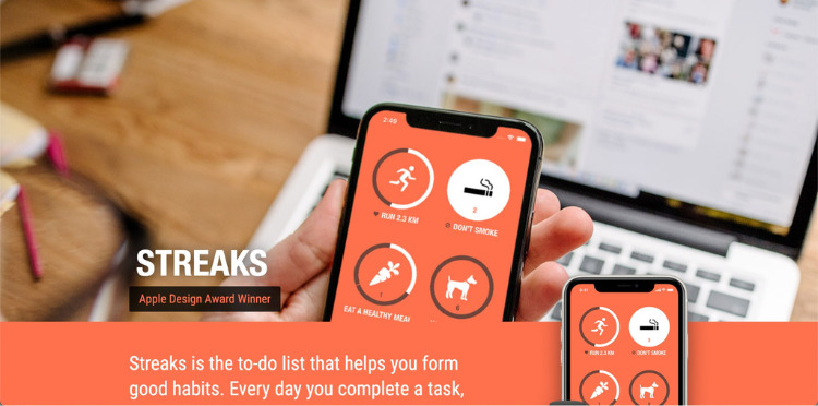 Streaks - Best Goal-Setting Apps of 2023