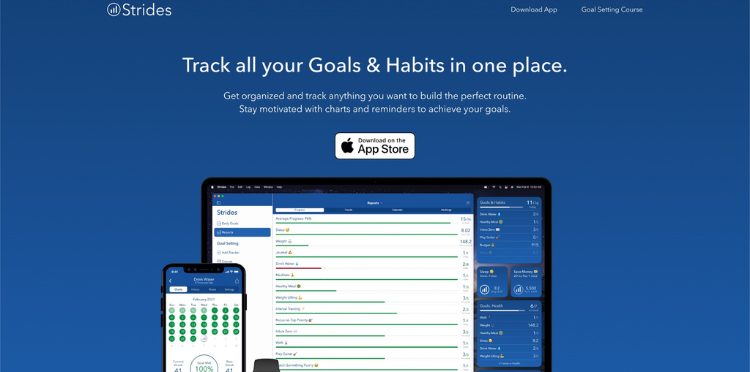 Strides - Best Goal-Setting Apps of 2023