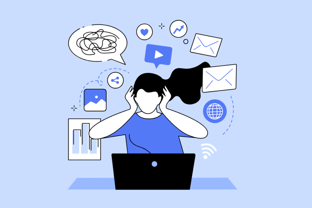 overcoming procrastination working from home-avoid digital distractions